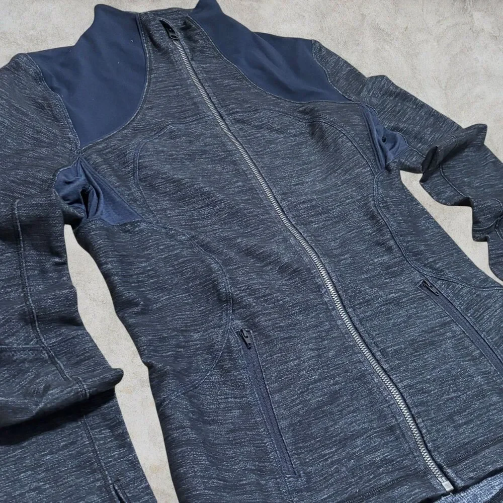 Lululemon Navy Blue Women's Full Zip Jacket Forme Size 8